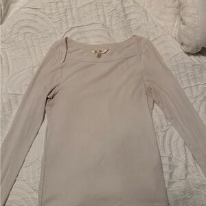 Banana Republic Soft Cream Long Sleeve Top